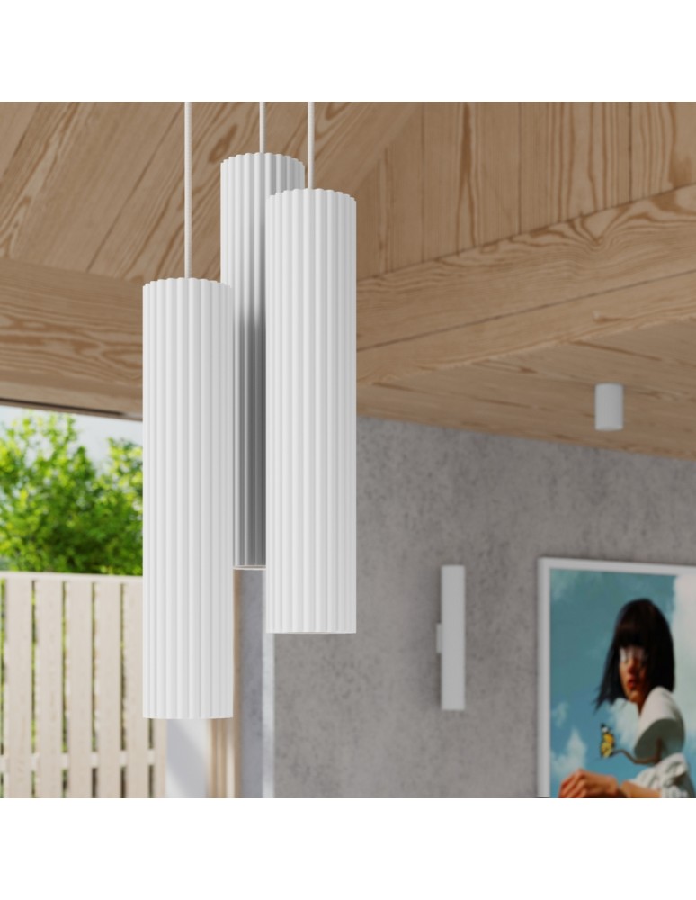 Tube wall lamps - Sollux Wall lamp KARBON 20 white SL.1647 - product kolory-swiatla.pl 11