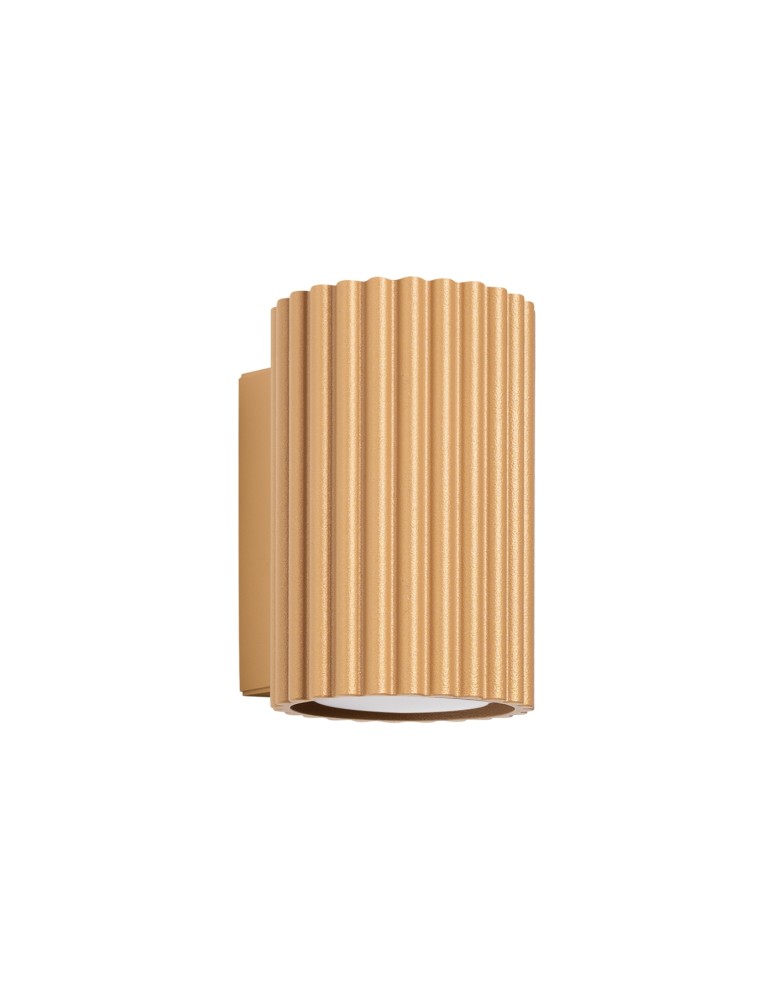 Gold wall lamps - Sollux Wall lamp KARBON 10 gold SL.1650 - product kolory-swiatla.pl 1