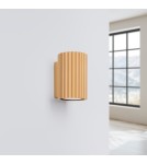 Gold wall lamps - Sollux Wall lamp KARBON 10 gold SL.1650 - product 2