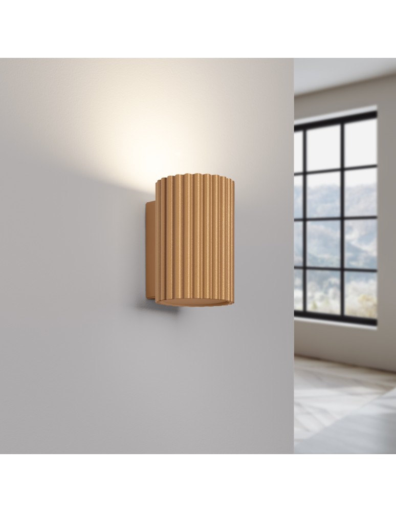 Gold wall lamps - Sollux Wall lamp KARBON 10 gold SL.1650 - product kolory-swiatla.pl 4