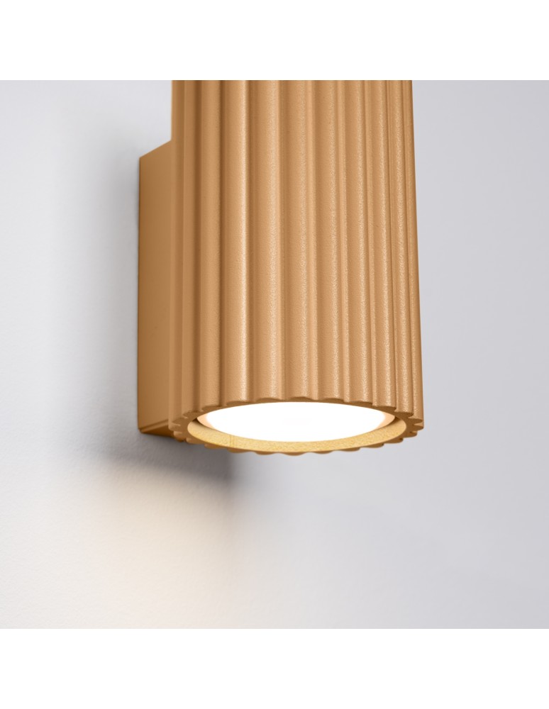 Gold wall lamps - Sollux Wall lamp KARBON 10 gold SL.1650 - product kolory-swiatla.pl 5
