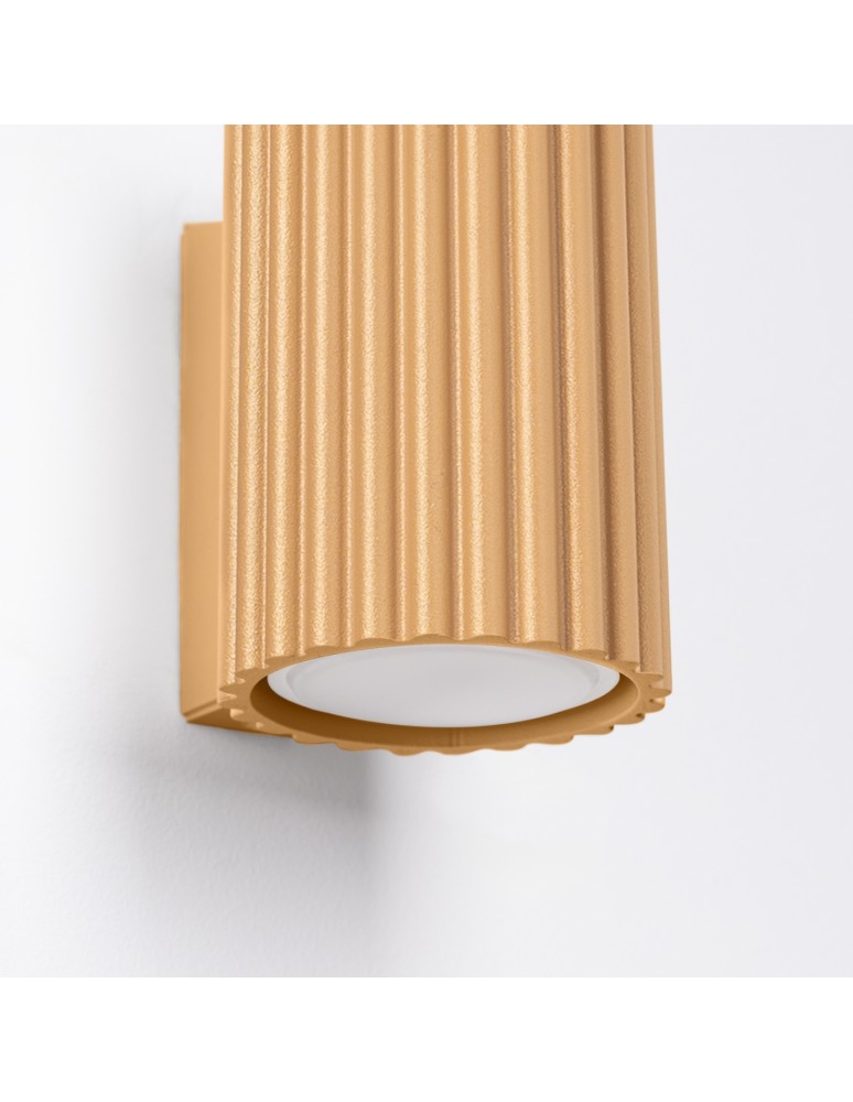 Gold wall lamps - Sollux Wall lamp KARBON 10 gold SL.1650 - product kolory-swiatla.pl 6