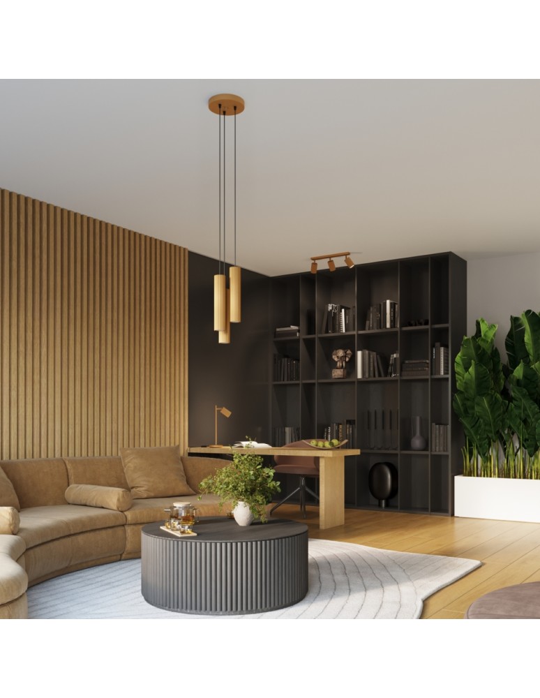 Gold wall lamps - Sollux Wall lamp KARBON 10 gold SL.1650 - product kolory-swiatla.pl 11