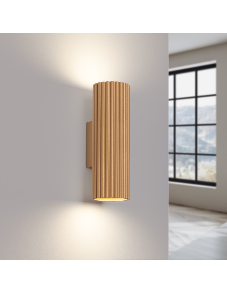 Gold wall lamps - Sollux Wall lamp KARBON 20 gold SL.1651 - product kolory-swiatla.pl 3