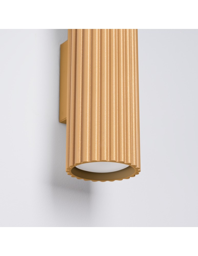 Gold wall lamps - Sollux Wall lamp KARBON 20 gold SL.1651 - product kolory-swiatla.pl 4