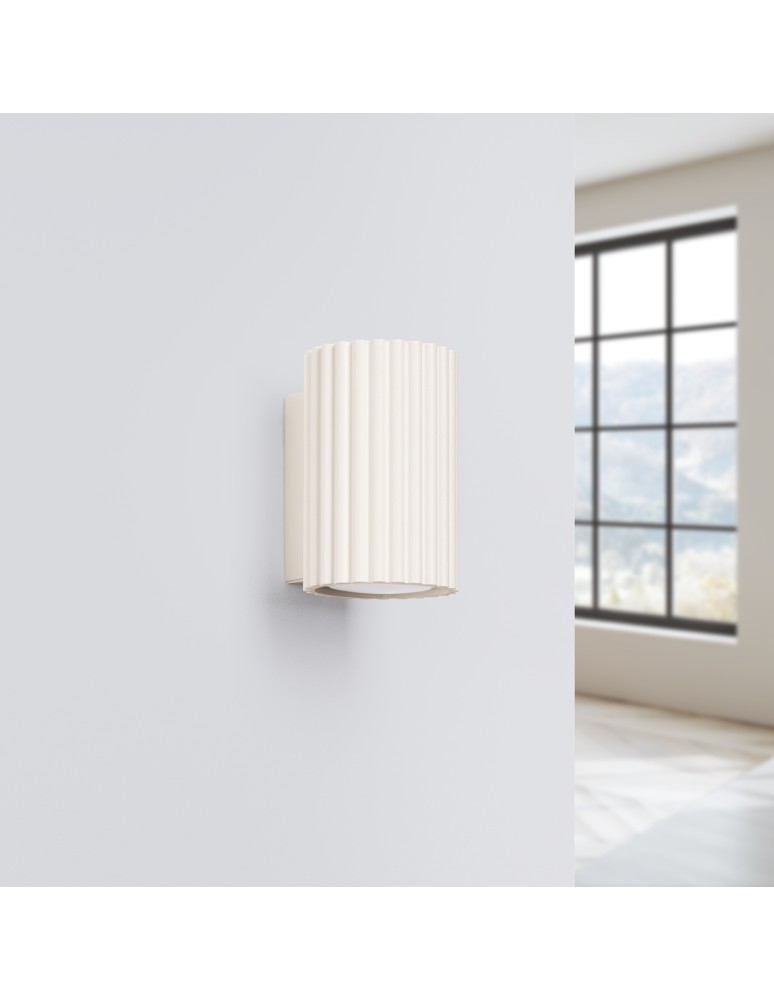 Tube wall lamps - Sollux Wall lamp KARBON 10 beige SL.1652 - product kolory-swiatla.pl 2