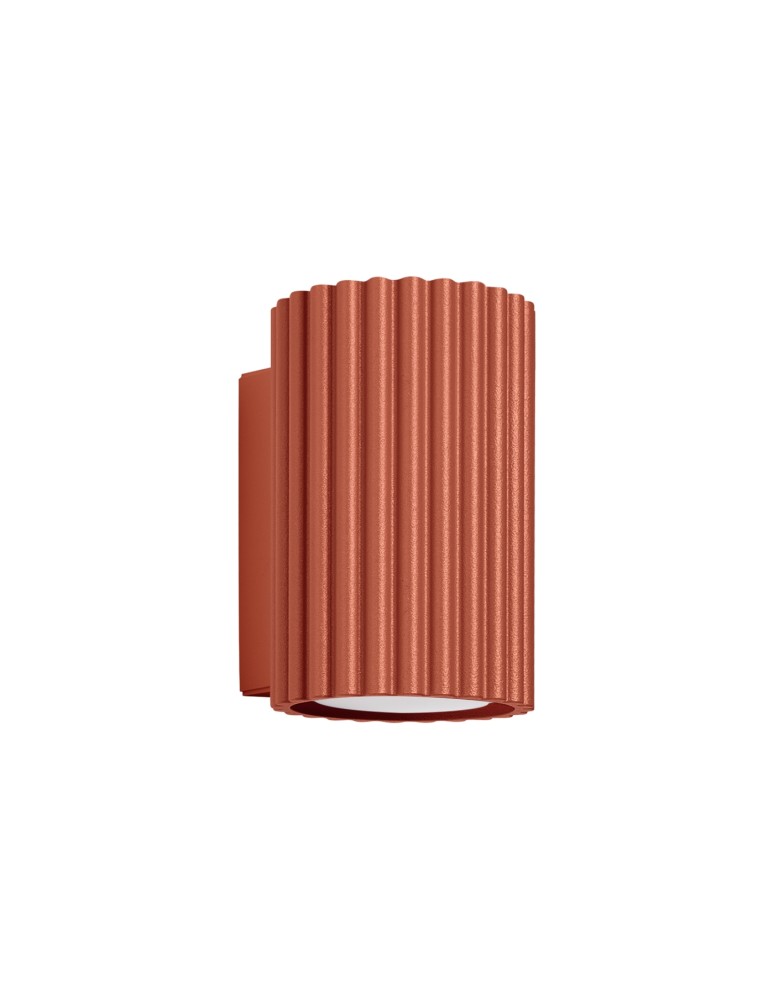Tube wall lamps - Sollux Wall lamp KARBON 10 ochre red SL.1654 - product kolory-swiatla.pl 1