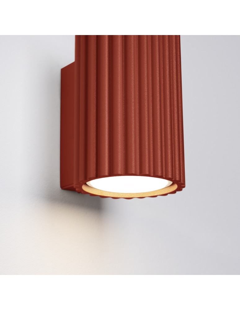 Tube wall lamps - Sollux Wall lamp KARBON 10 ochre red SL.1654 - product kolory-swiatla.pl 5