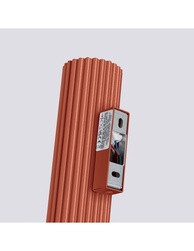 Tube wall lamps - Sollux Wall lamp KARBON 20 ochre red SL.1655 - product kolory-swiatla.pl 6