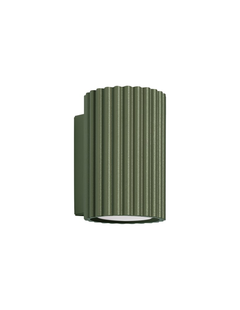 Tube wall lamps - Sollux Wall lamp KARBON 10 olive green SL.1656 - product kolory-swiatla.pl 1