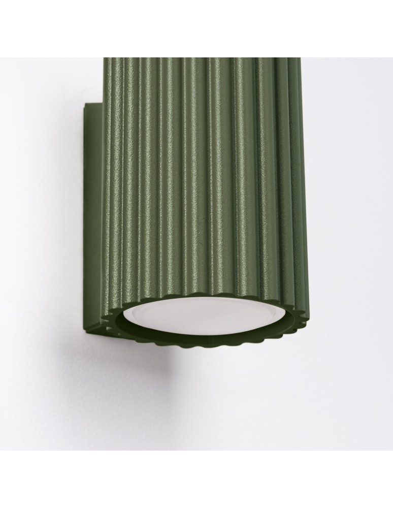Tube wall lamps - Sollux Wall lamp KARBON 10 olive green SL.1656 - product kolory-swiatla.pl 6
