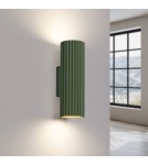 Tube wall lamps - Sollux Wall lamp KARBON 20 olive green SL.1657 - product 3