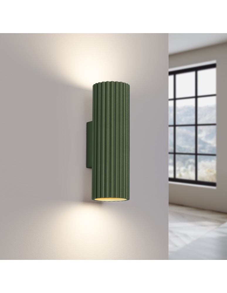 Tube wall lamps - Sollux Wall lamp KARBON 20 olive green SL.1657 - product kolory-swiatla.pl 3