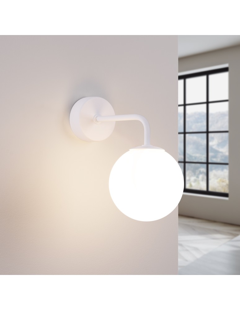Wall lamps spheres - Sollux Wall lamp ASTRAL 1 white SL.1658 - product kolory-swiatla.pl 3