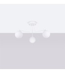 Ceiling lamps spheres - Sollux Chandelier ASTRAL 3 white SL.1659 - product 2