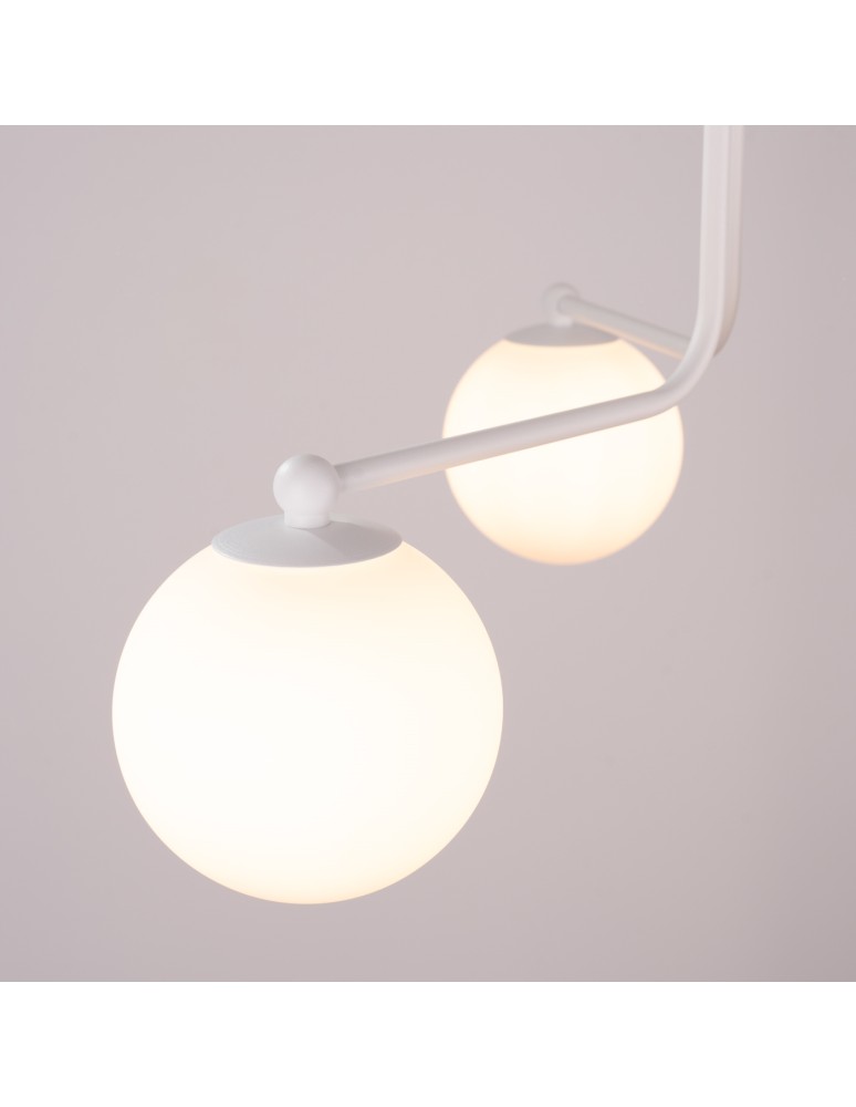 Ceiling lamps spheres - Sollux Chandelier ASTRAL 3 white SL.1659 - product kolory-swiatla.pl 4