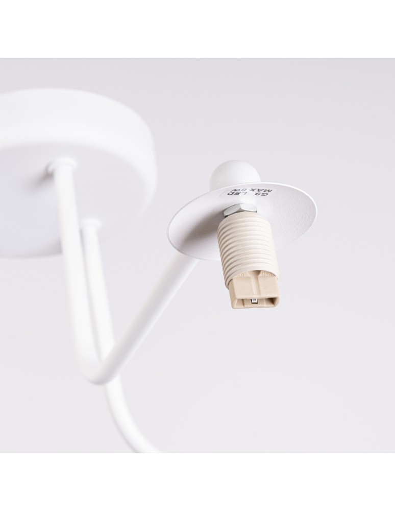 Ceiling lamps spheres - Sollux Chandelier ASTRAL 3 white SL.1659 - product kolory-swiatla.pl 6