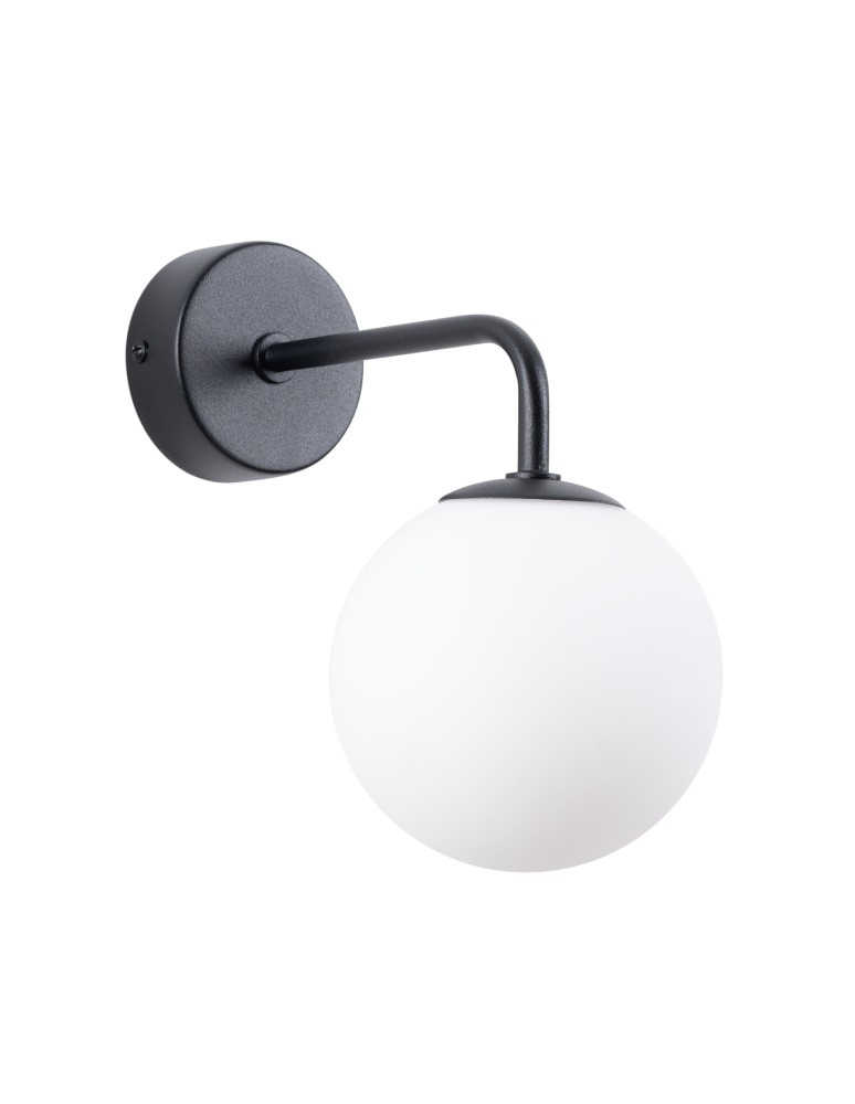 Wall lamps spheres - Sollux Wall lamp ASTRAL 1 black SL.1661 - product kolory-swiatla.pl 1