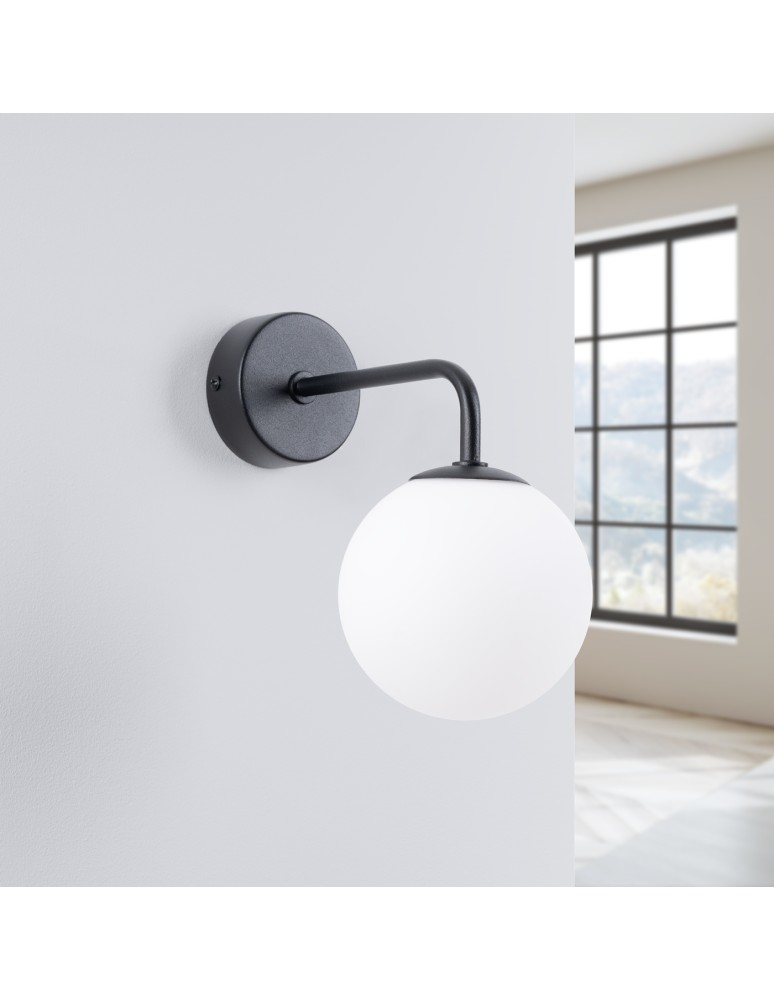 Wall lamps spheres - Sollux Wall lamp ASTRAL 1 black SL.1661 - product kolory-swiatla.pl 2