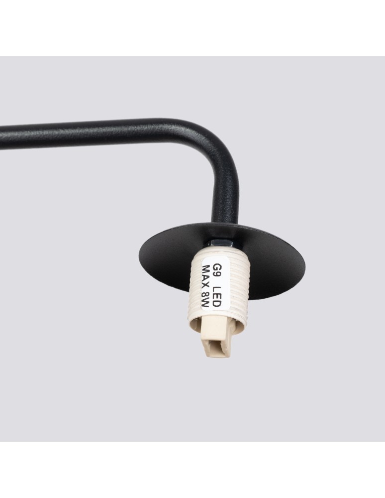 Wall lamps spheres - Sollux Wall lamp ASTRAL 1 black SL.1661 - product kolory-swiatla.pl 5