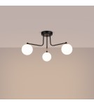 Ceiling lamps spheres - Sollux Chandelier ASTRAL 3 black SL.1662 - product 3