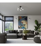 Ceiling lamps spheres - Sollux Chandelier ASTRAL 3 black SL.1662 - product 10