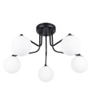 Ceiling lamps spheres - Sollux Chandelier ASTRAL 5 black SL.1663 - product 1