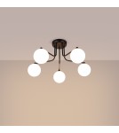 Ceiling lamps spheres - Sollux Chandelier ASTRAL 5 black SL.1663 - product 3