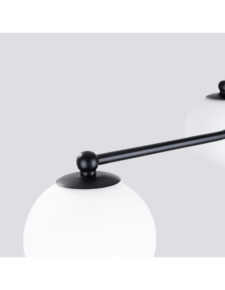 Ceiling lamps spheres - Sollux Chandelier ASTRAL 5 black SL.1663 - product kolory-swiatla.pl 4