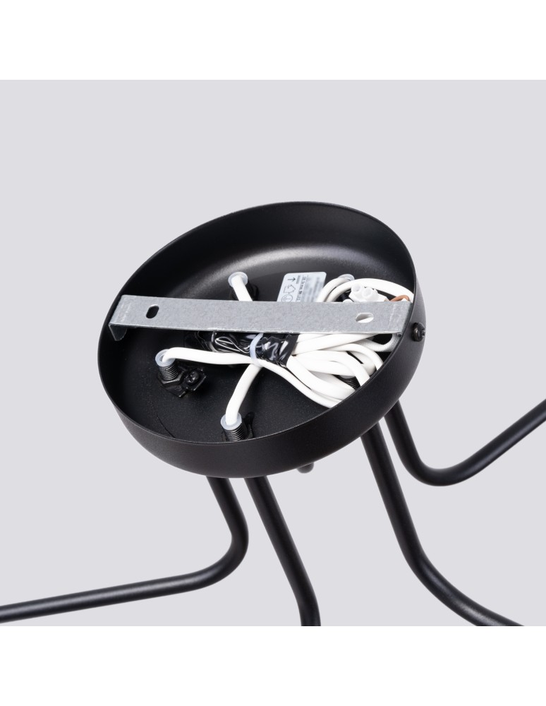 Ceiling lamps spheres - Sollux Chandelier ASTRAL 5 black SL.1663 - product kolory-swiatla.pl 5
