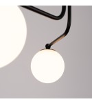 Ceiling lamps spheres - Sollux Chandelier ASTRAL 5 black SL.1663 - product 7