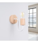 Loft wall lamps - industrial - Sollux Wall lamp TIMBO white SL.1664 - product 2
