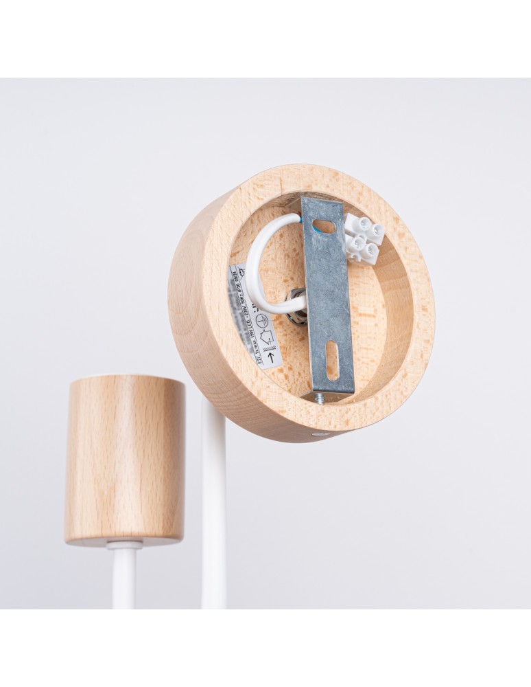 Loft wall lamps - industrial - Sollux Wall lamp TIMBO white SL.1664 - product kolory-swiatla.pl 4