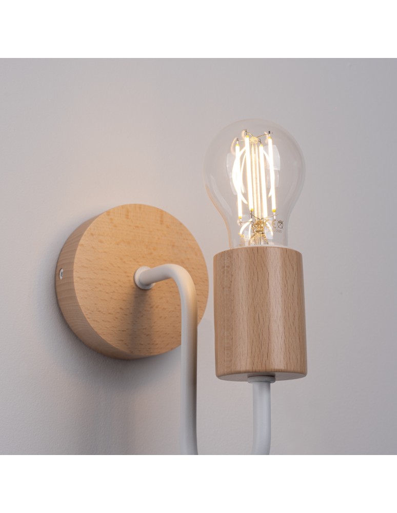 Loft wall lamps - industrial - Sollux Wall lamp TIMBO white SL.1664 - product kolory-swiatla.pl 7