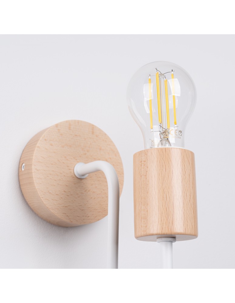 Loft wall lamps - industrial - Sollux Wall lamp TIMBO white SL.1664 - product kolory-swiatla.pl 8