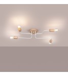 Loft ceiling lamps - industrial - Sollux Chandelier TIMBO 4 white SL.1665 - product 3