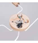 Loft ceiling lamps - industrial - Sollux Chandelier TIMBO 4 white SL.1665 - product 4