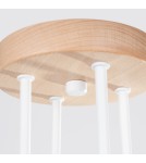 Loft ceiling lamps - industrial - Sollux Chandelier TIMBO 4 white SL.1665 - product 8