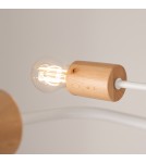 Loft ceiling lamps - industrial - Sollux Chandelier TIMBO 6 white SL.1666 - product 4