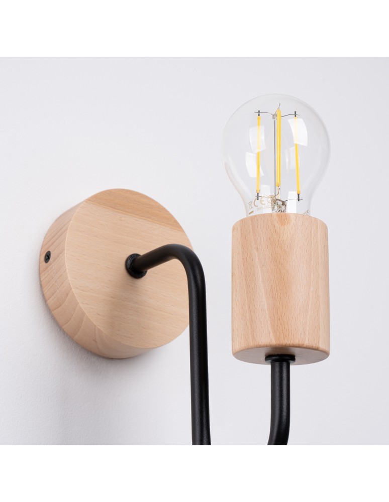 Loft wall lamps - industrial - Sollux Wall lamp TIMBO black SL.1668 - product kolory-swiatla.pl 8