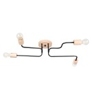 Loft ceiling lamps - industrial - Sollux Chandelier TIMBO 4 black SL.1669 - product 1