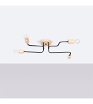 Loft ceiling lamps - industrial - Sollux Chandelier TIMBO 4 black SL.1669 - product 2