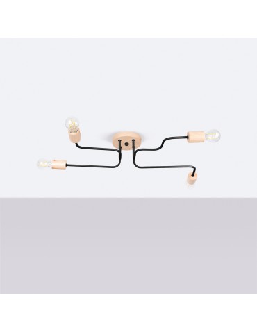 Sollux Żyrandol TIMBO 4 czarny SL.1669 - produkt 2