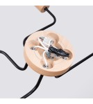 Loft ceiling lamps - industrial - Sollux Chandelier TIMBO 4 black SL.1669 - product 4