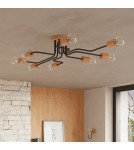 Loft ceiling lamps - industrial - Sollux Chandelier TIMBO 6 black SL.1670 - product 11