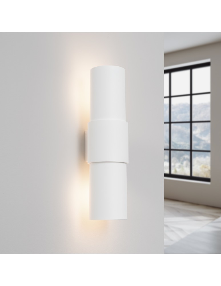 Tube wall lamps - Sollux Wall lamp FLASH 2 white SL.1674 - product kolory-swiatla.pl 3