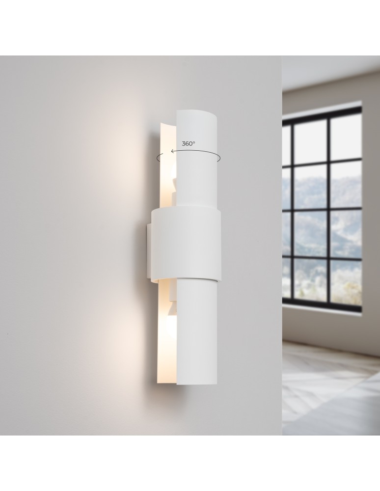 Tube wall lamps - Sollux Wall lamp FLASH 2 white SL.1674 - product kolory-swiatla.pl 4