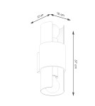 Tube wall lamps - Sollux Wall lamp FLASH 2 white SL.1674 - product 9