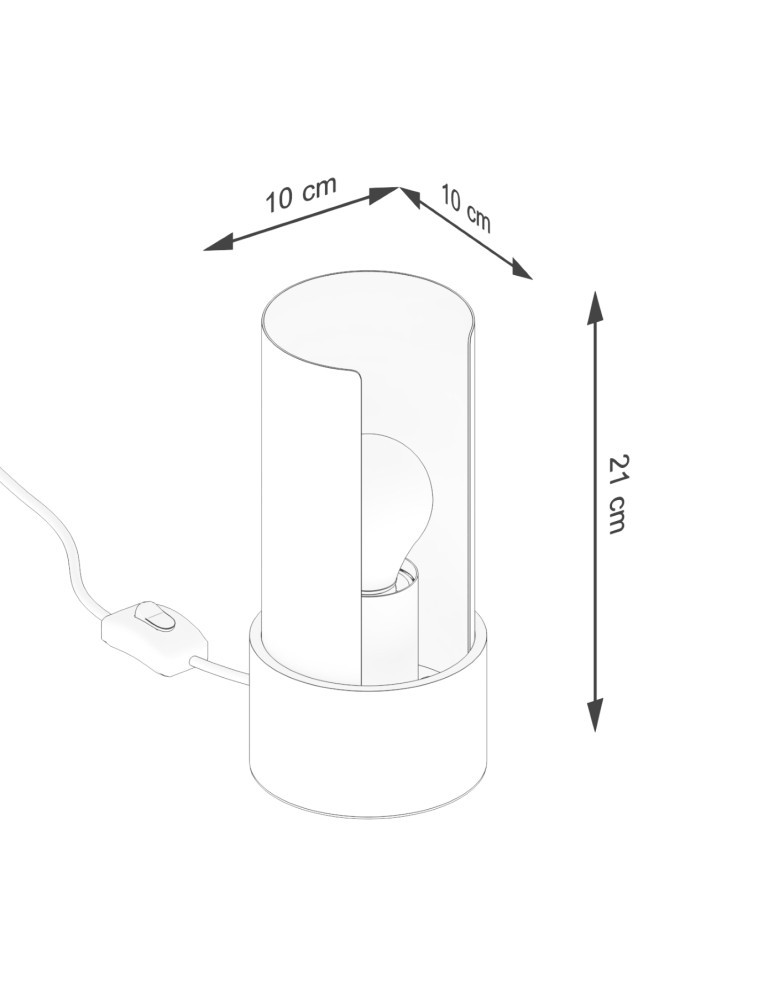 Decorative table lamps - Sollux FLASH desk lamp white SL.1675 - product kolory-swiatla.pl 9
