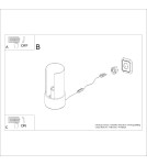 Decorative table lamps - Sollux FLASH desk lamp white SL.1675 - product 10